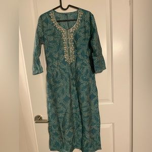 Indian Kurti. comes with elastic pants, ankle length